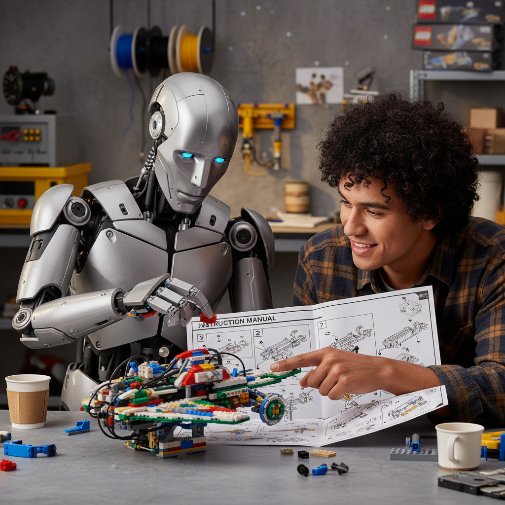 The Journey from Text Prompt to Physical Lego Model with AI