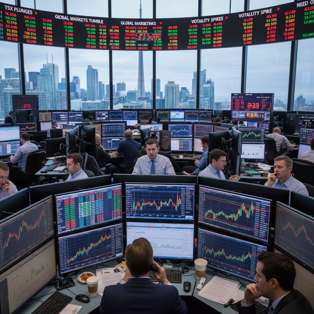Toronto Traders Notice Dow Jones Futures Spike With Tariff Policy Volatility