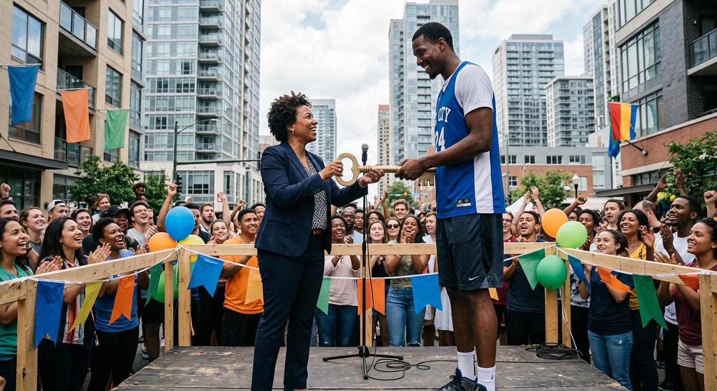 Kyle Lowry Receives Key to Toronto at Celebratory Block Party and Gala